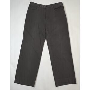 David August Pants Men's 32X30 Flat Front Chinos Gray Casual